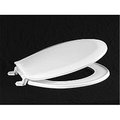 Centoco Manufacturing Corporation Centoco 1200-001 White Economy Plastic Toilet Seat 1200-001